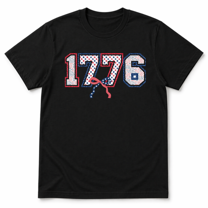 1776 Patriotic Shirt | Fourth of July Graphic Tee | America Independence Day Red White Blue T-Shirt