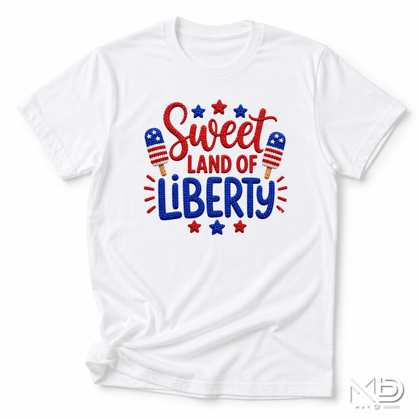 Sweet Land of Liberty Shirt | Patriotic Popsicle Fourth of July Tee