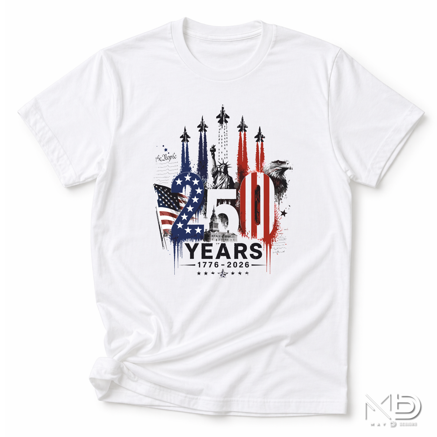 America 250 Years Patriotic Anniversary Shirt | 1776-2026 Semiquincentennial Tee