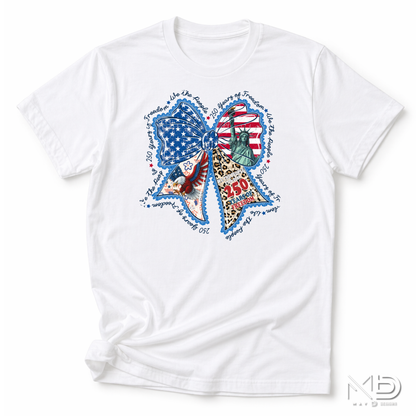 Patriotic Coquette America 250 Tee