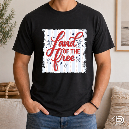 Land of the Free Shirt | Patriotic USA Graphic Tee
