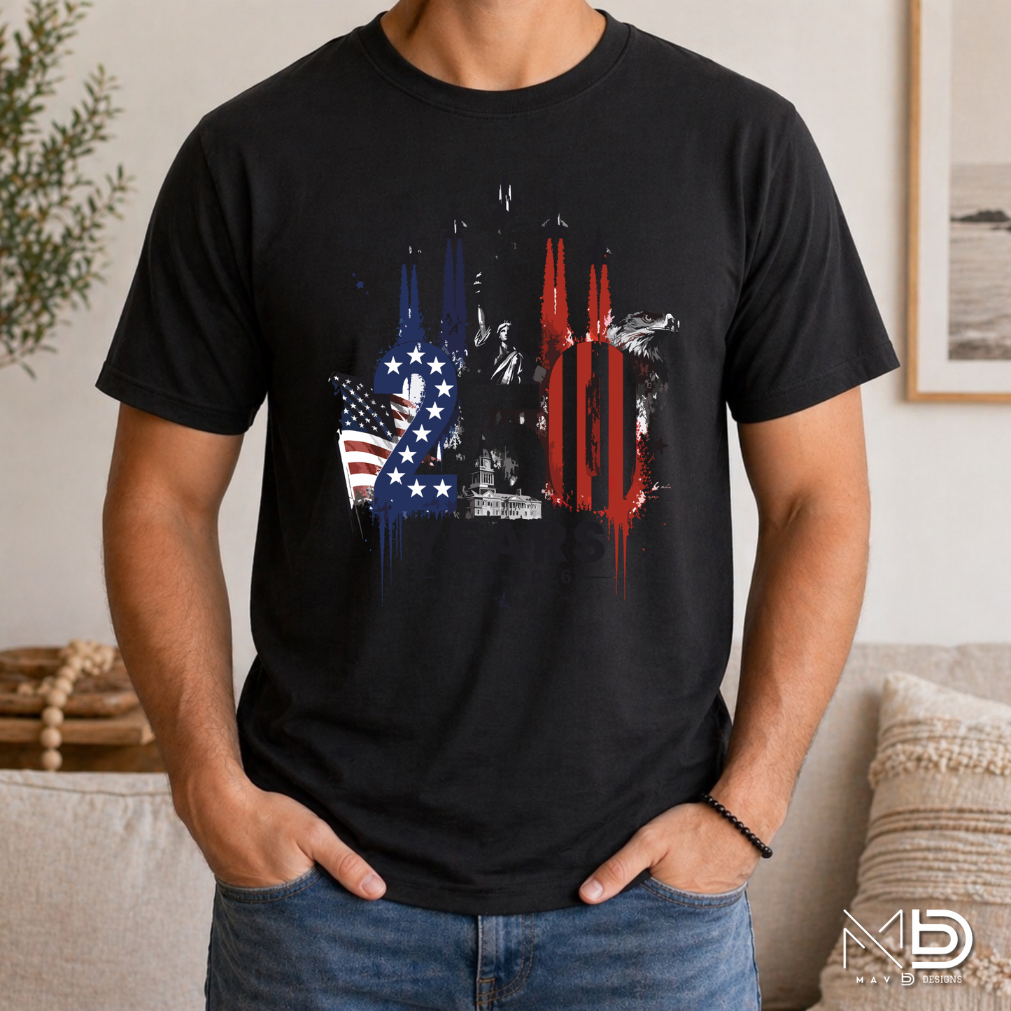 America 250 Years Patriotic Anniversary Shirt | 1776-2026 Semiquincentennial Tee