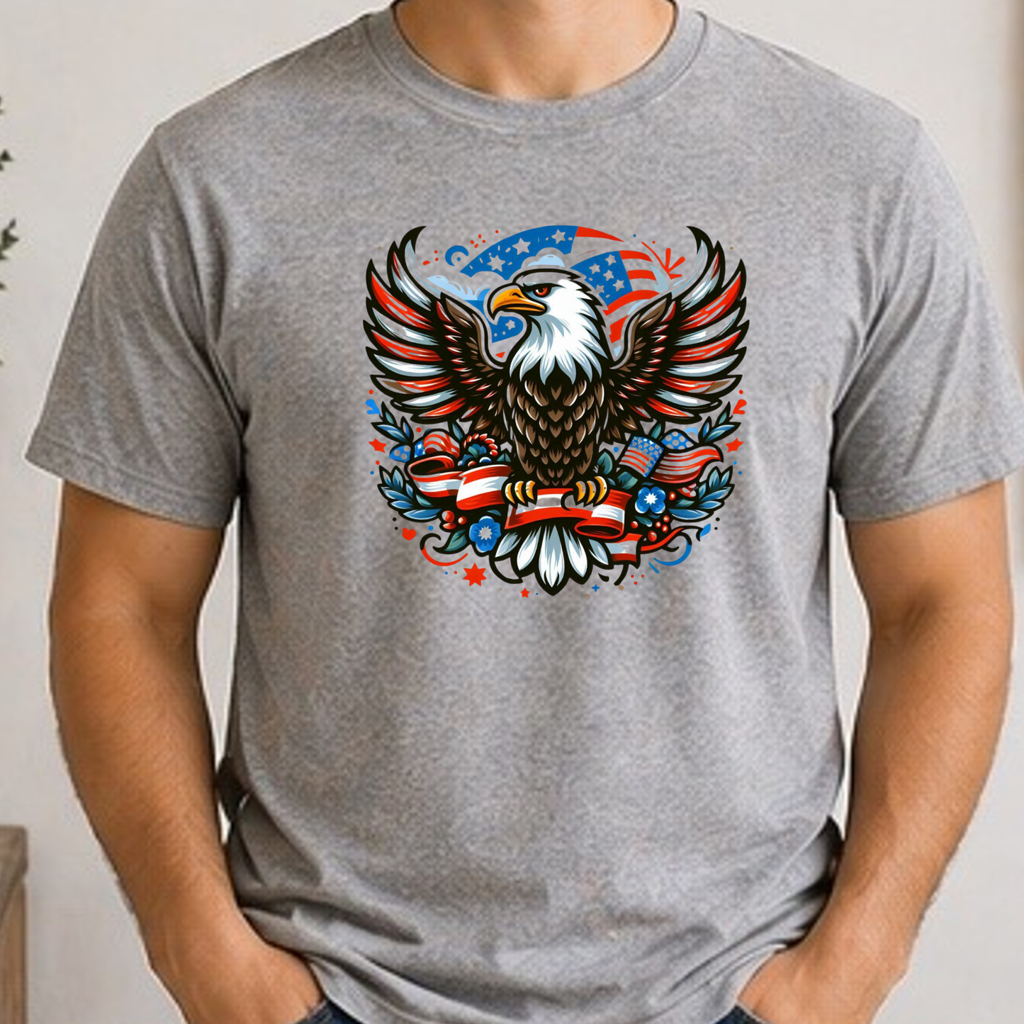 Patriotic Bald Eagle Freedom Shirt