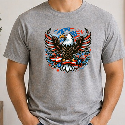 Patriotic Bald Eagle Freedom Shirt
