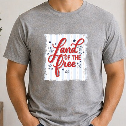 Land of the Free Shirt | Patriotic USA Graphic Tee