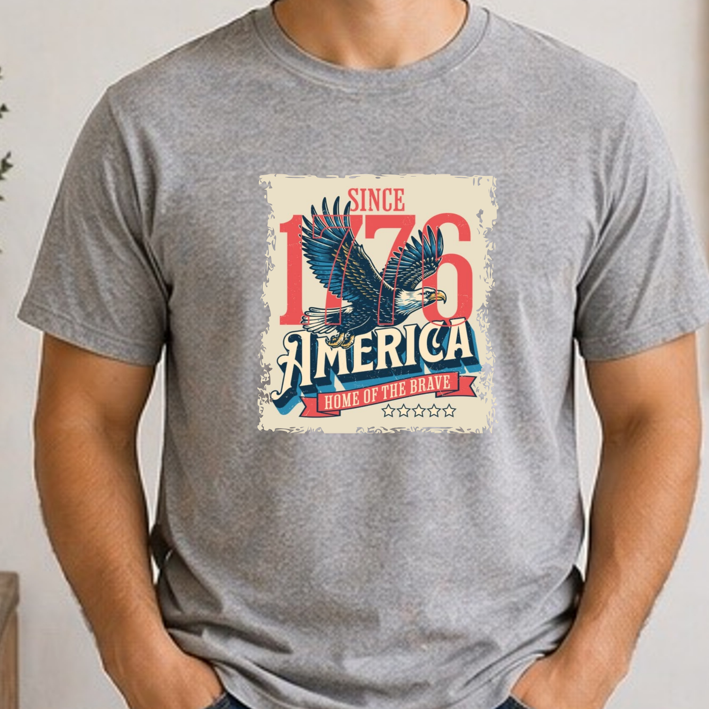 America Since 1776 Shirt | Patriotic Eagle USA Graphic Tee