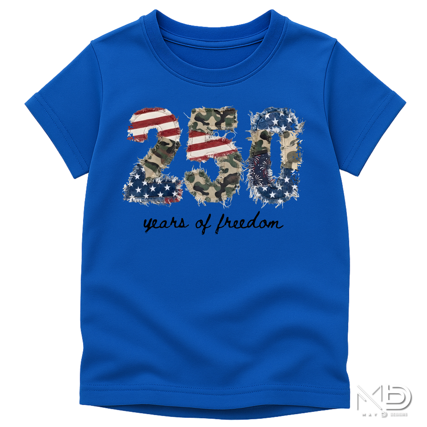 250 Years of Freedom Patriotic Shirt | America 250th Anniversary Tee | Semiquincentennial 1776-2026 Graphic T-Shirt