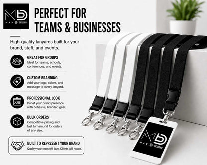 Pink Checkerboard Lanyard – Breakaway ID Badge Holder | Durable Strap for Work, Keys & Everyday Use