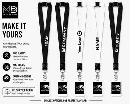 Pink Checkerboard Lanyard – Breakaway ID Badge Holder | Durable Strap for Work, Keys & Everyday Use
