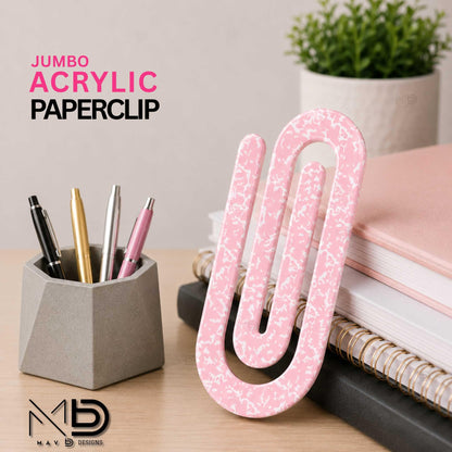 Personalized Jumbo Paperclip | Composition Notebook | {Various Color Options}