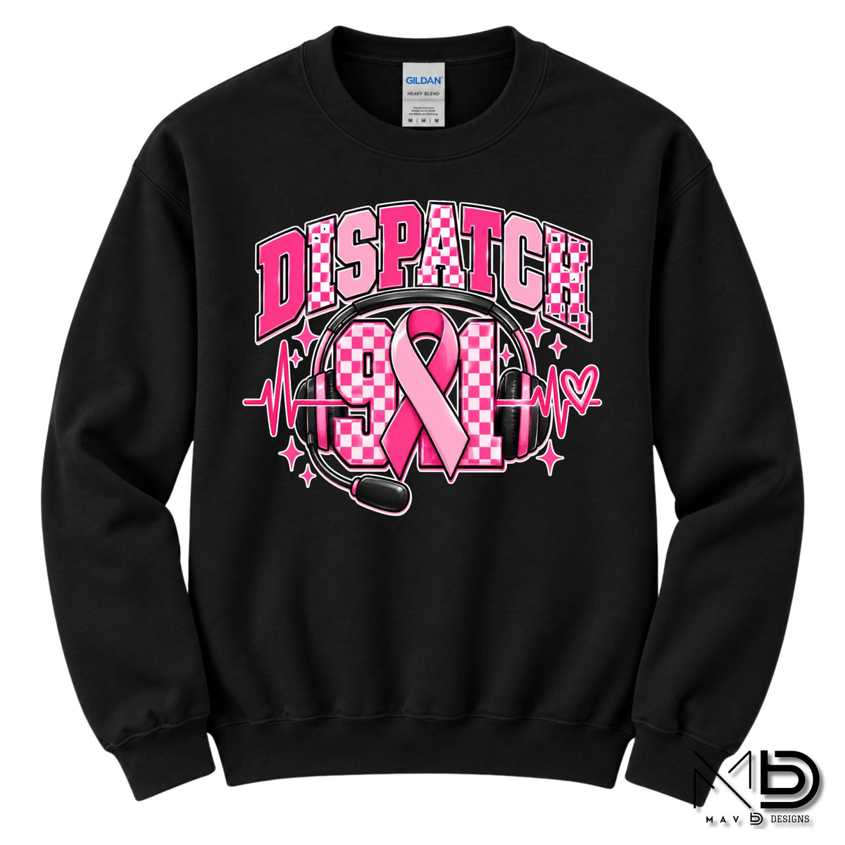 911 Dispatch Pink Ribbon | 911 Dispatcher Breast Cancer Awareness Shirt | Telecommunicator Shirt | Breast Cancer Shirt