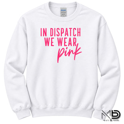 In Dispatch We Wear Pink | 911 Dispatcher Breast Cancer Awareness Shirt | Telecommunicator Shirt | Breast Cancer Shirt