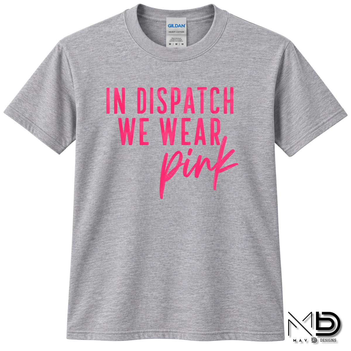 In Dispatch We Wear Pink | 911 Dispatcher Breast Cancer Awareness Shirt | Telecommunicator Shirt | Breast Cancer Shirt
