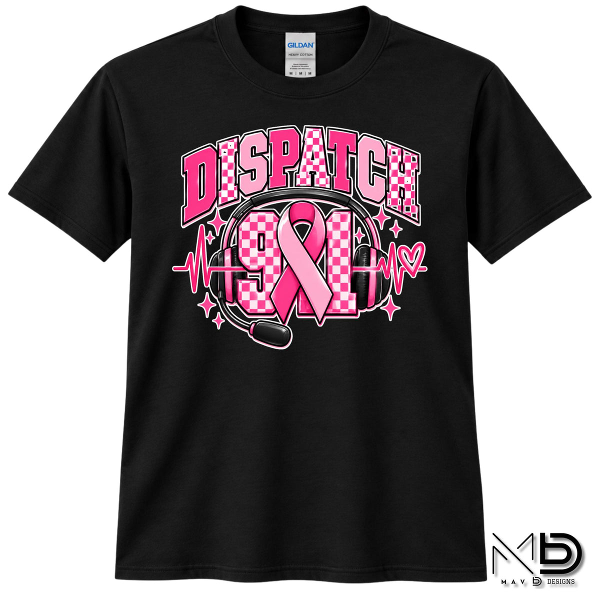 911 Dispatch Pink Ribbon | 911 Dispatcher Breast Cancer Awareness Shirt | Telecommunicator Shirt | Breast Cancer Shirt
