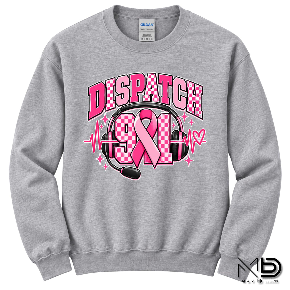 911 Dispatch Pink Ribbon | 911 Dispatcher Breast Cancer Awareness Shirt | Telecommunicator Shirt | Breast Cancer Shirt