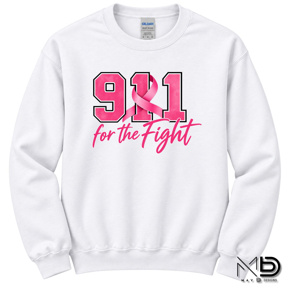911 For The Fight | 911 Dispatcher Breast Cancer Awareness Shirt | Telecommunicator Shirt | Breast Cancer Shirt
