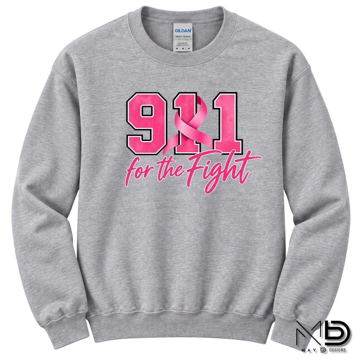 911 For The Fight | 911 Dispatcher Breast Cancer Awareness Shirt | Telecommunicator Shirt | Breast Cancer Shirt