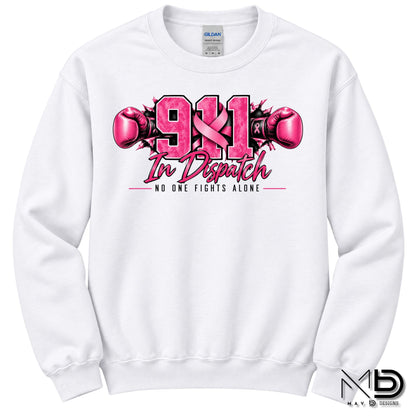 911 For The Fight 2 | 911 Dispatcher Breast Cancer Awareness Shirt | Telecommunicator Shirt | Breast Cancer Shirt
